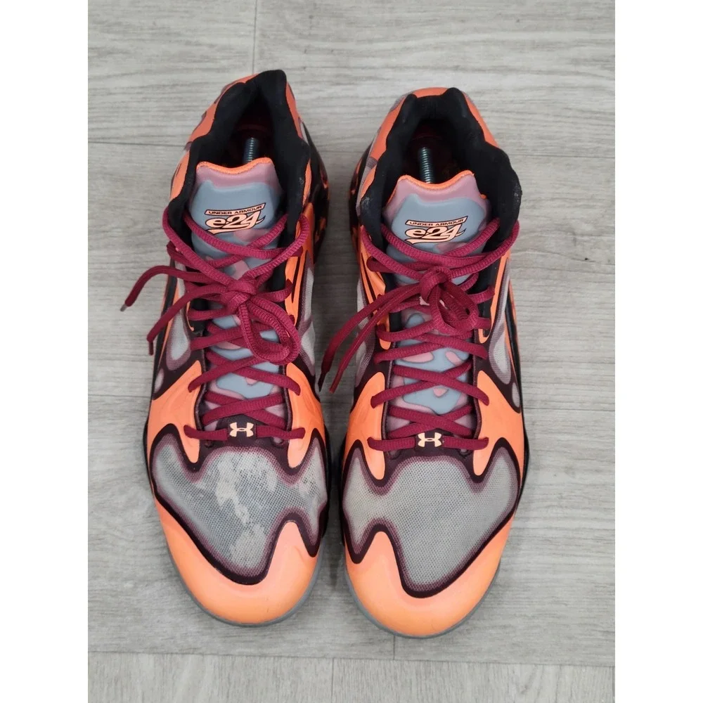 Under Armour Micro G Anatomix Spawn Elite 24 Team Coney Island PE Size 12